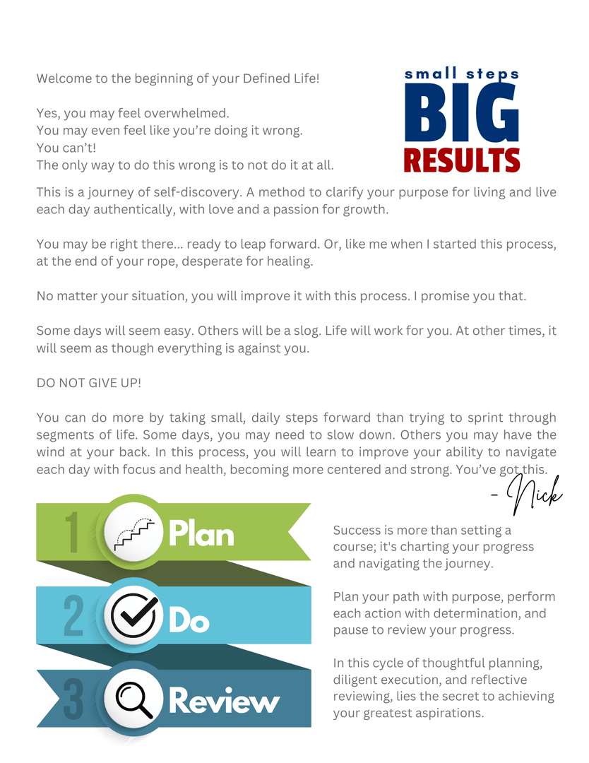 Digital Goal Planning Workbook - Printable