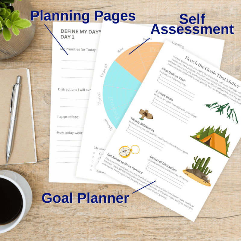 Digital Goal Planning Workbook - Printable