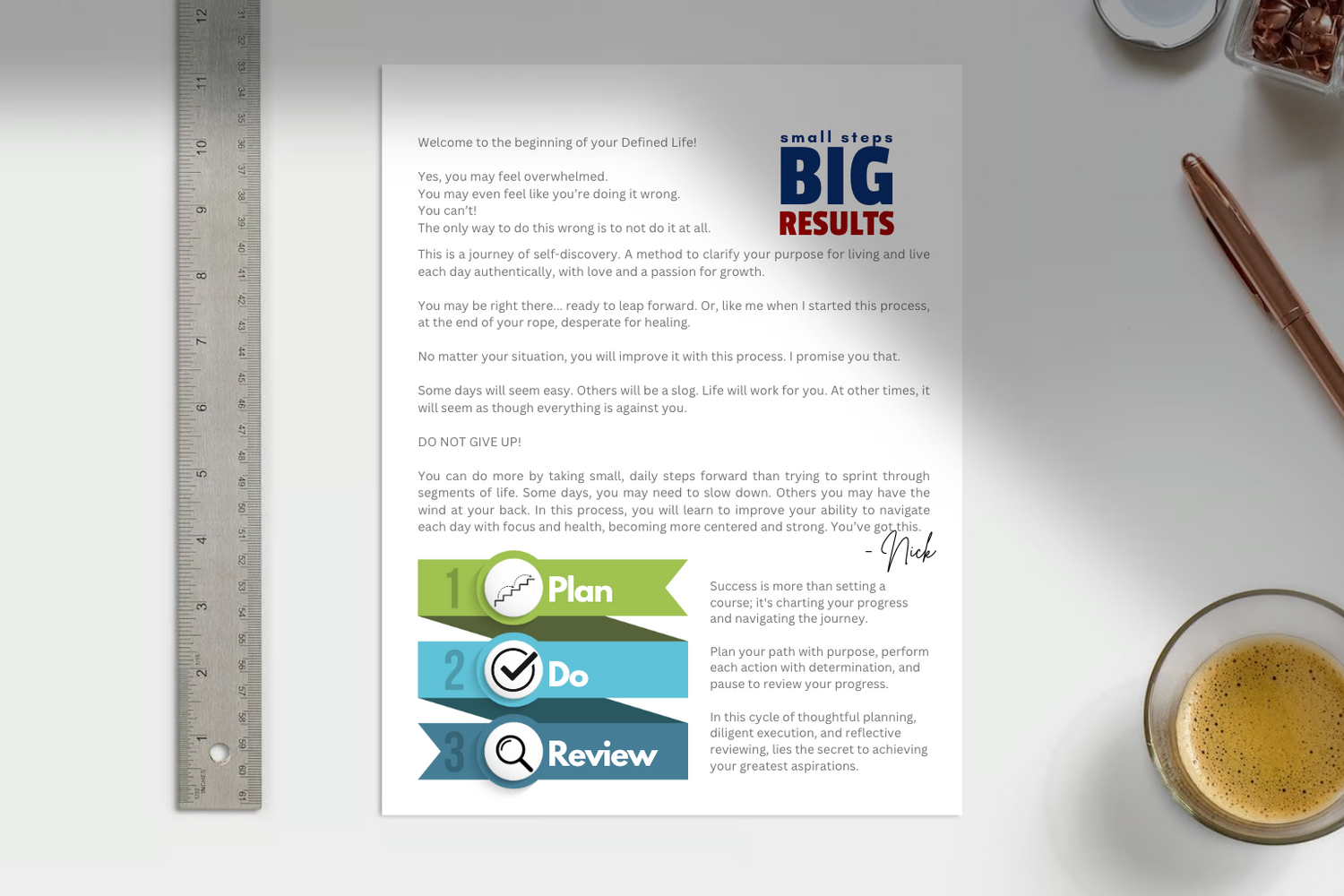 Defined Life Mindful Planner & Journal - Digital Download Edition