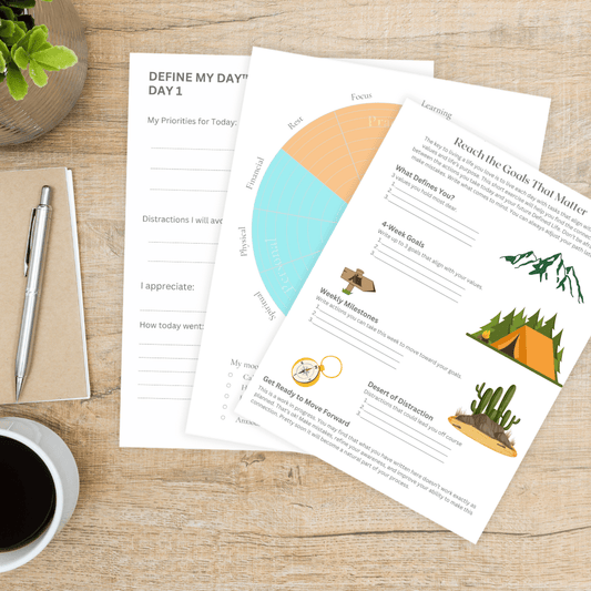 Digital Goal Planning Workbook - Printable