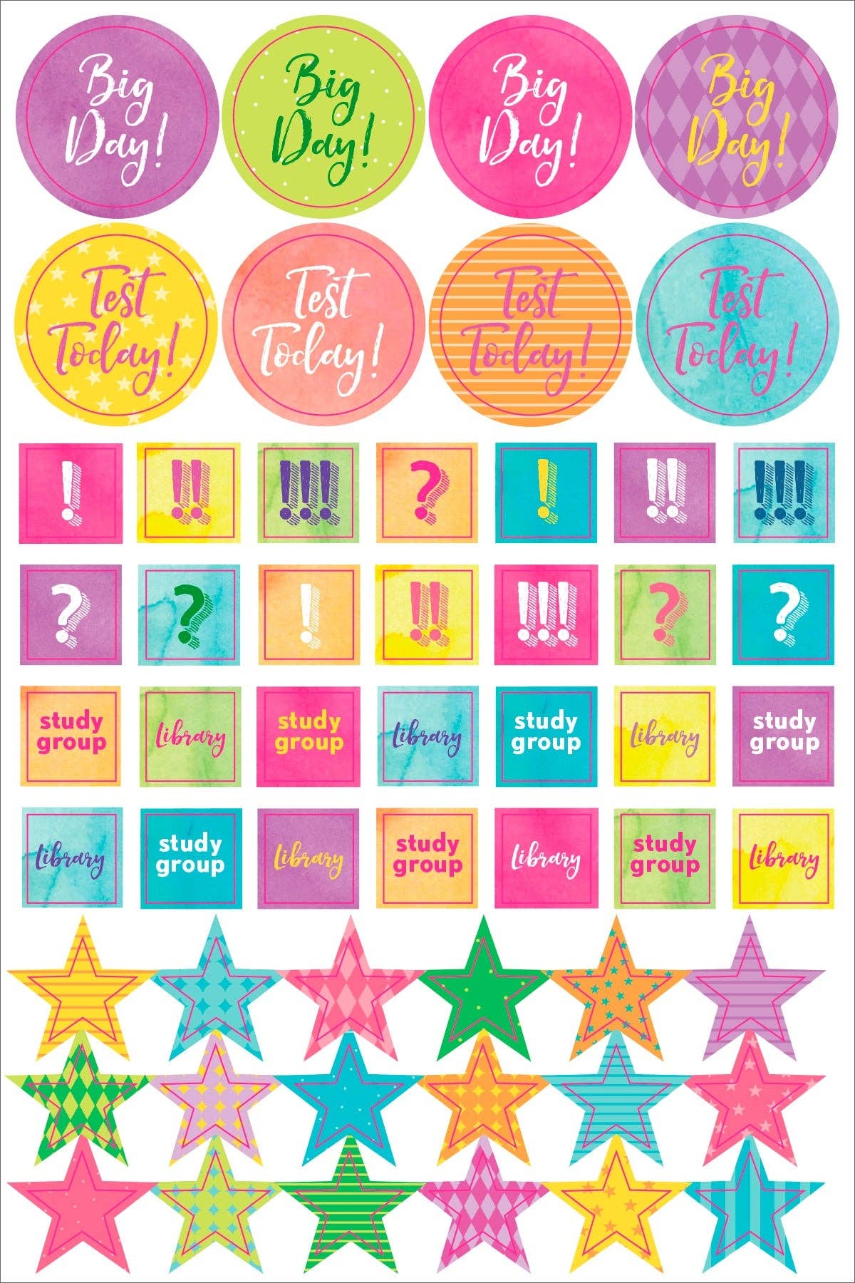 Essentials Student Planner Stickers