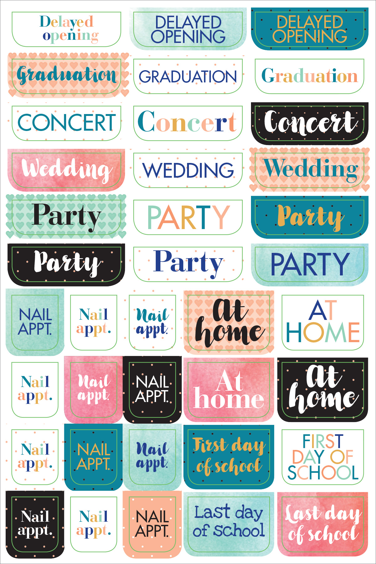 Essentials Mom's Planner Stickers