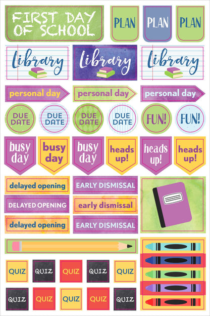 Essentials Teacher Planner Stickers