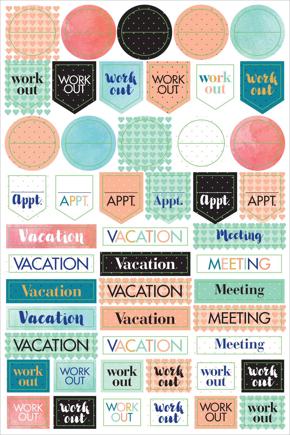 Essentials Mom's Planner Stickers