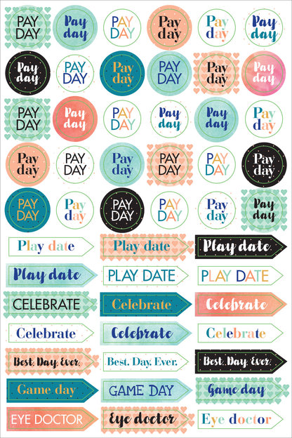 Essentials Mom's Planner Stickers