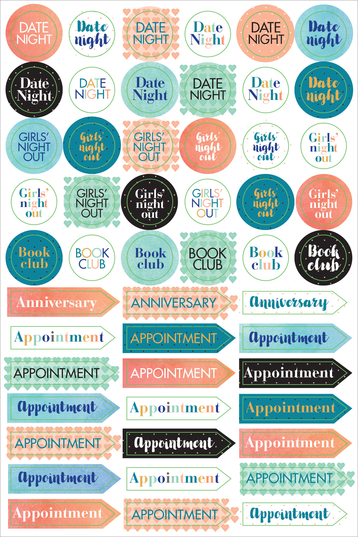 Essentials Mom's Planner Stickers