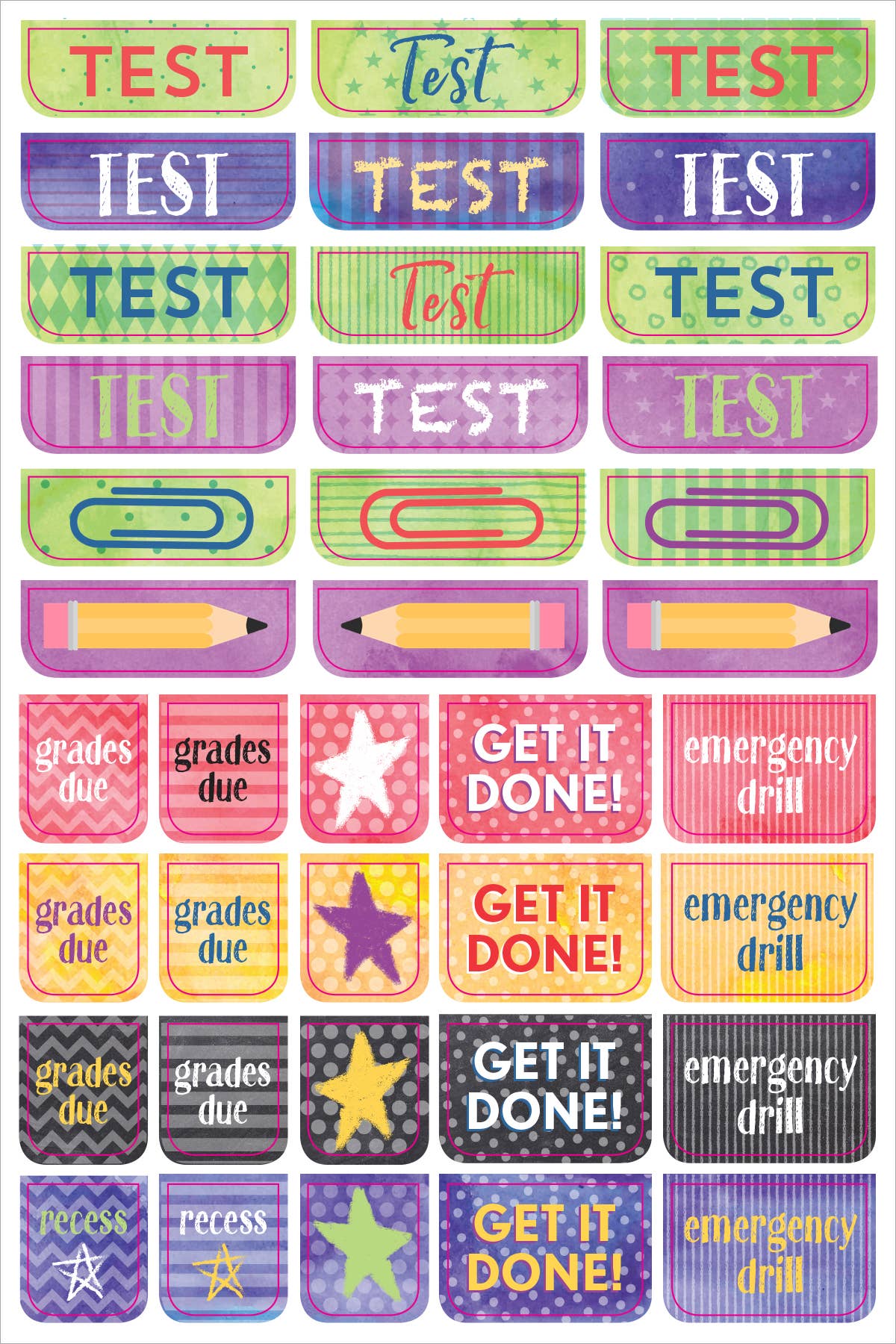 Essentials Teacher Planner Stickers