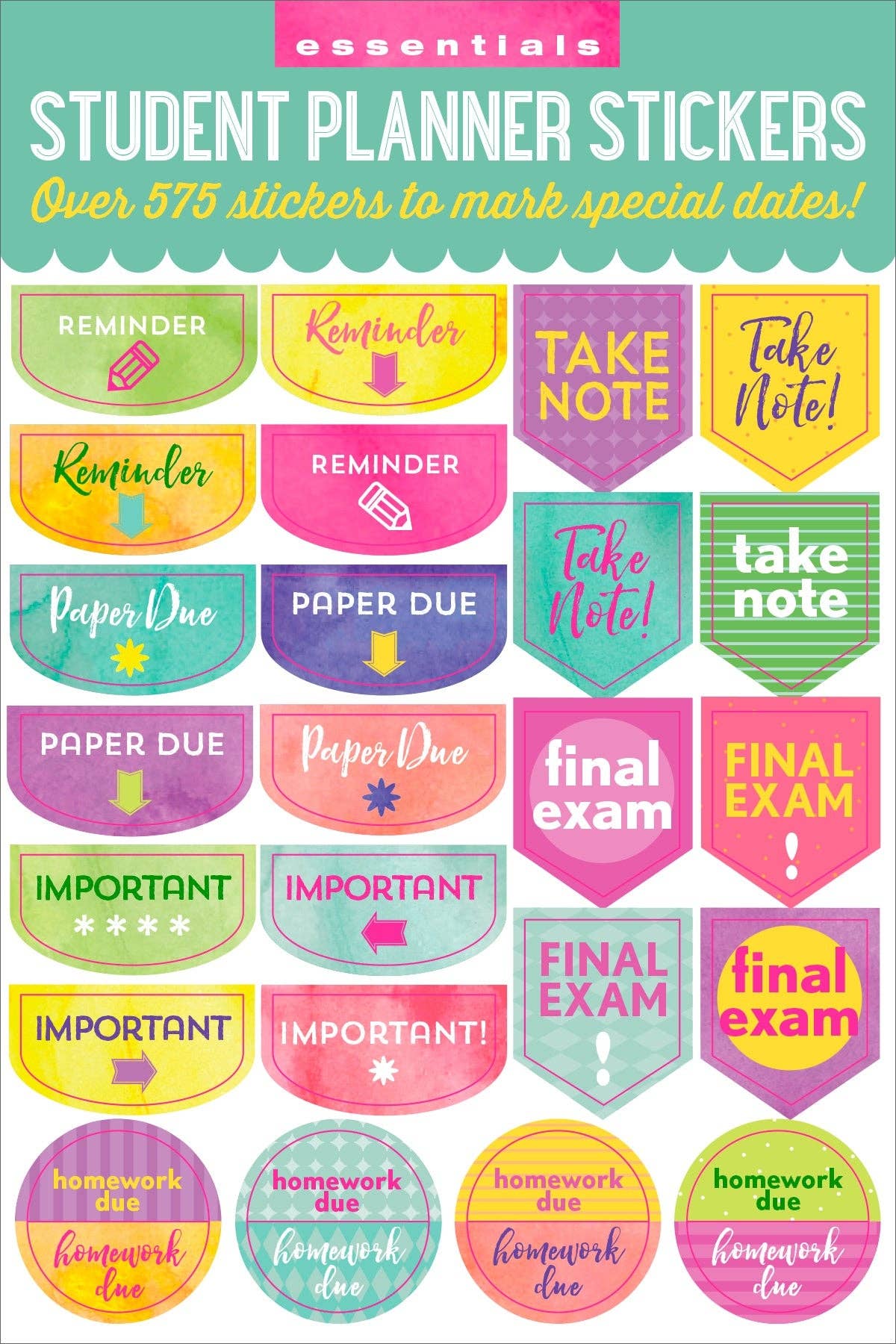 Essentials Student Planner Stickers