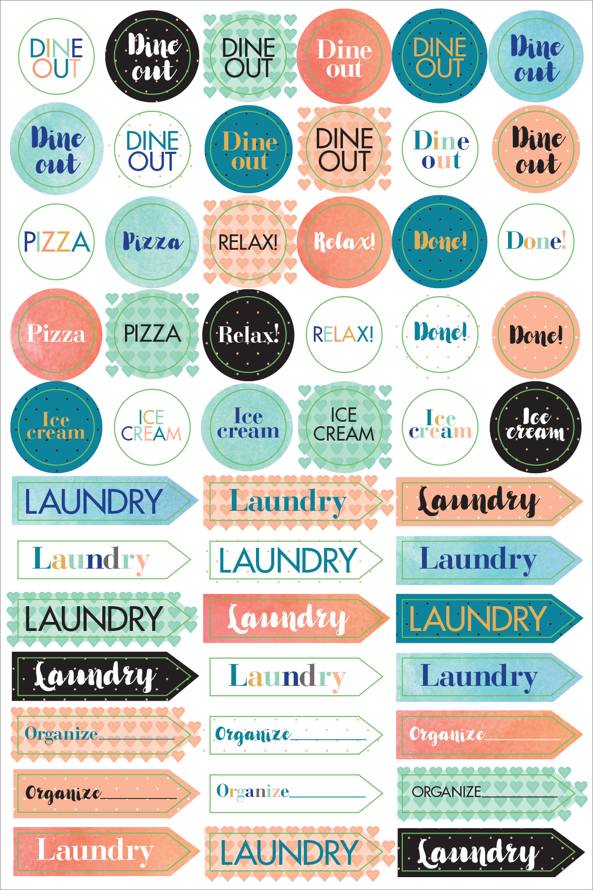 Essentials Mom's Planner Stickers