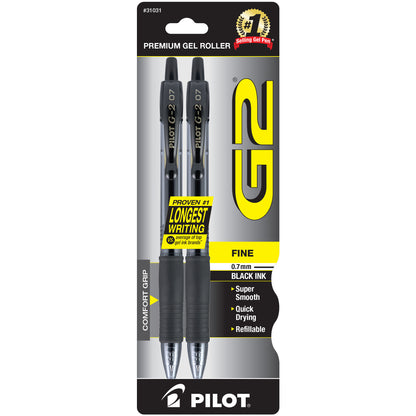 Pilot G2 Gel Pens - 2 Pack
