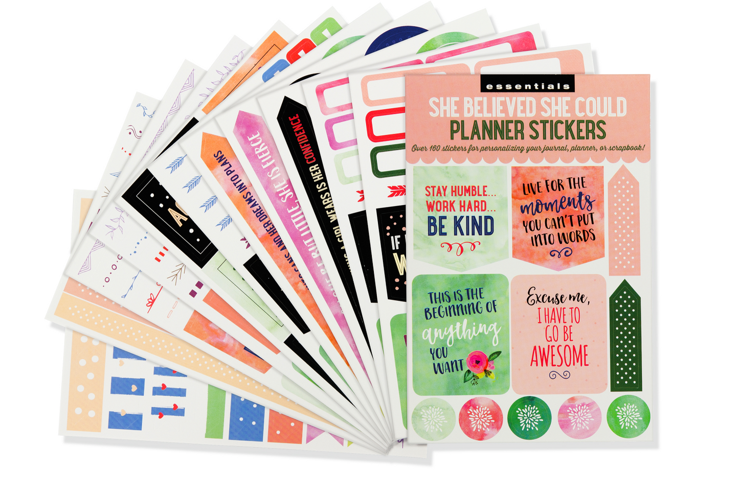 Essentials She Believed She Could Planner Stickers